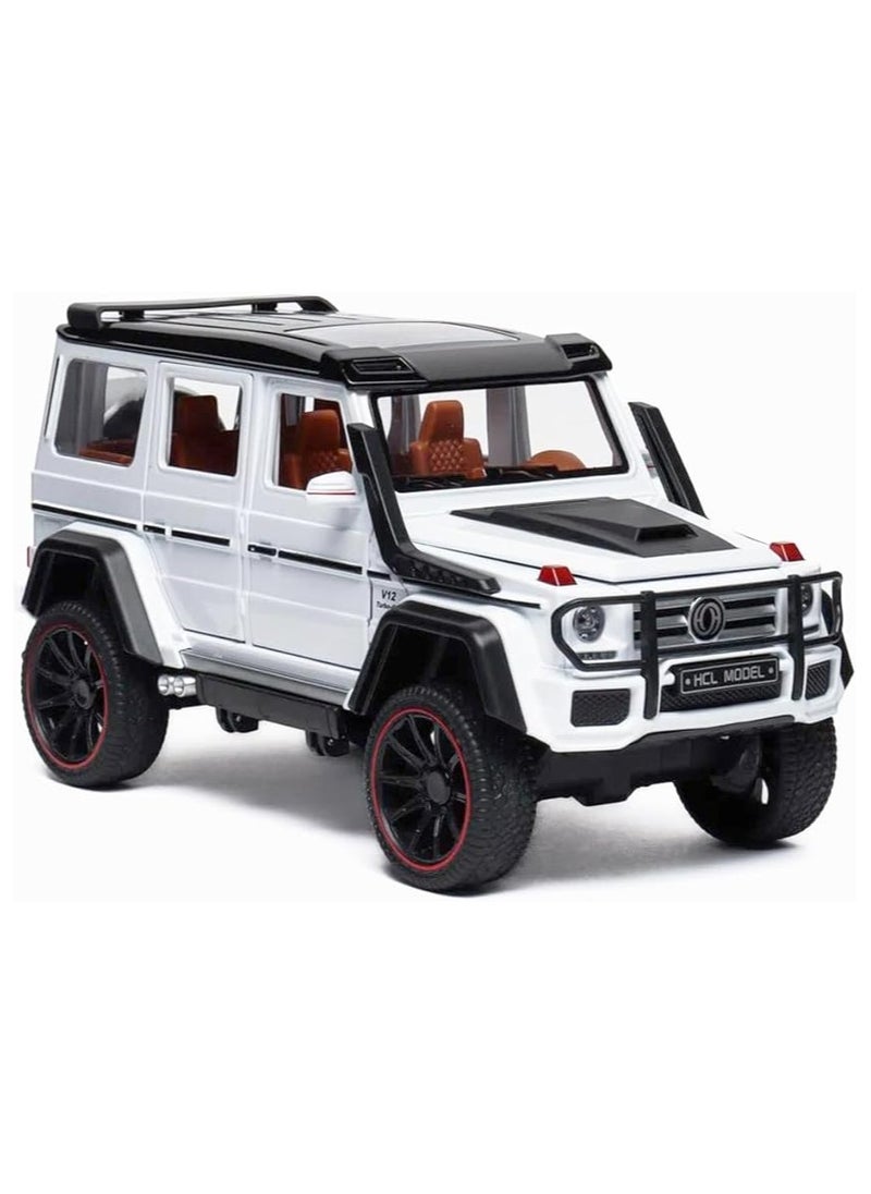 Toy Land 1:22 Scale Diecast Sports Car Model Alloy Pull-Back Action Openable Doors, Realistic Light & Sound Miniature Metal Car Toy for Kids & Collectors