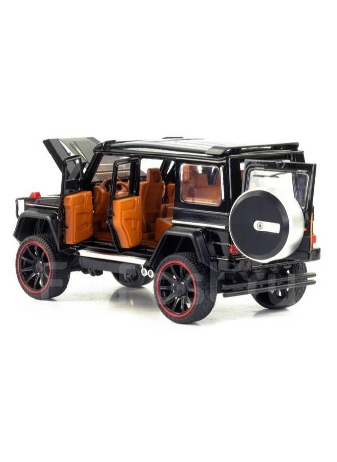 1:22 Scale Mercedes-Benz G63 Diecast Model Car Inertial Action, Realistic Light & Sound, 22cm Metal Car Toy