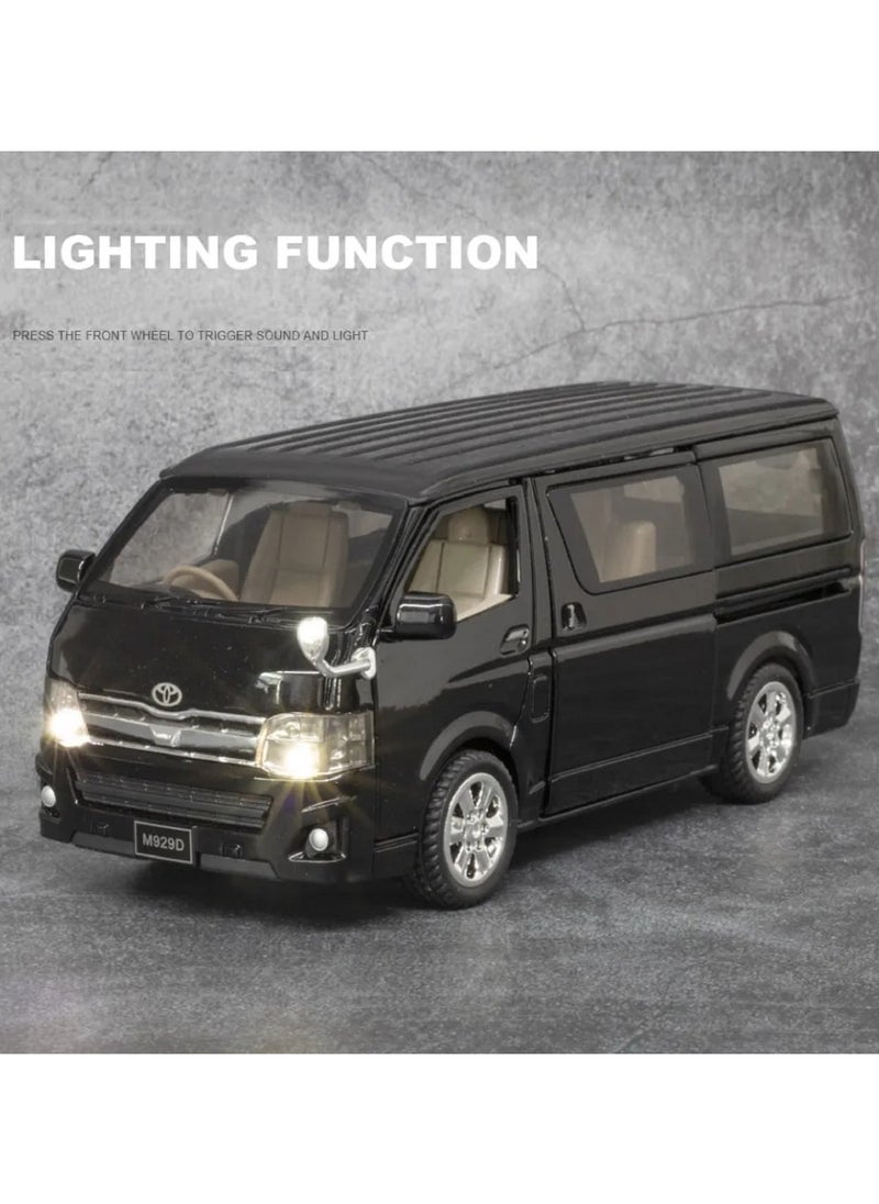 High Quality Alloy Metal Van Black