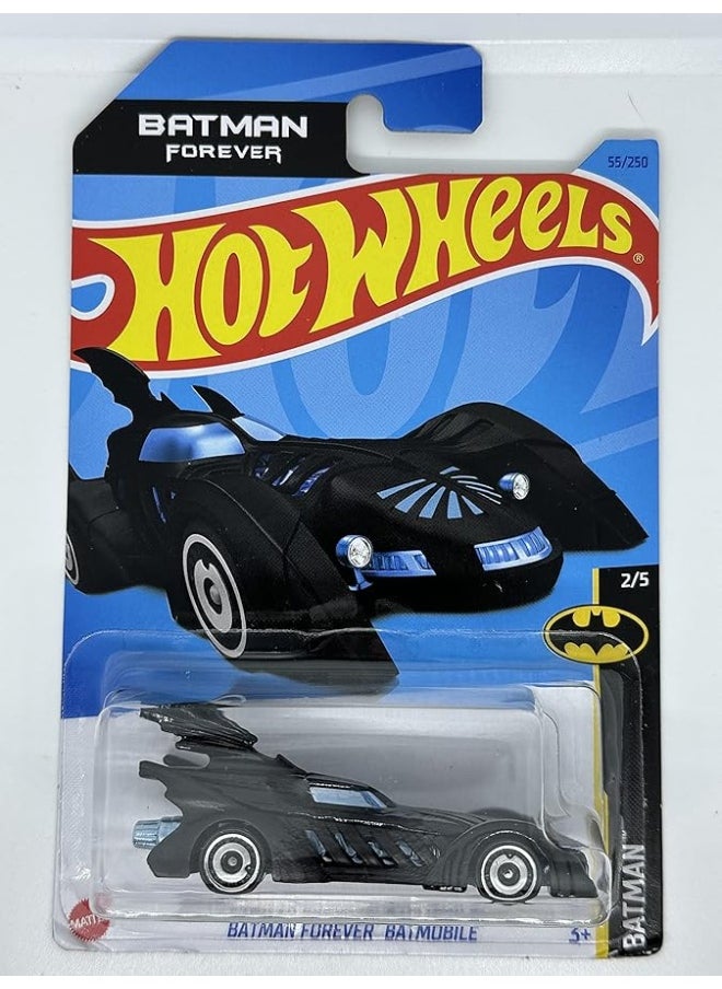 Hot Wheels - Batman Forever Batmobile - Black w/Blue - Batman 2/5 - 55/250 - Mint/NrMint - Ships Bubble Wrapped in a Sized Box