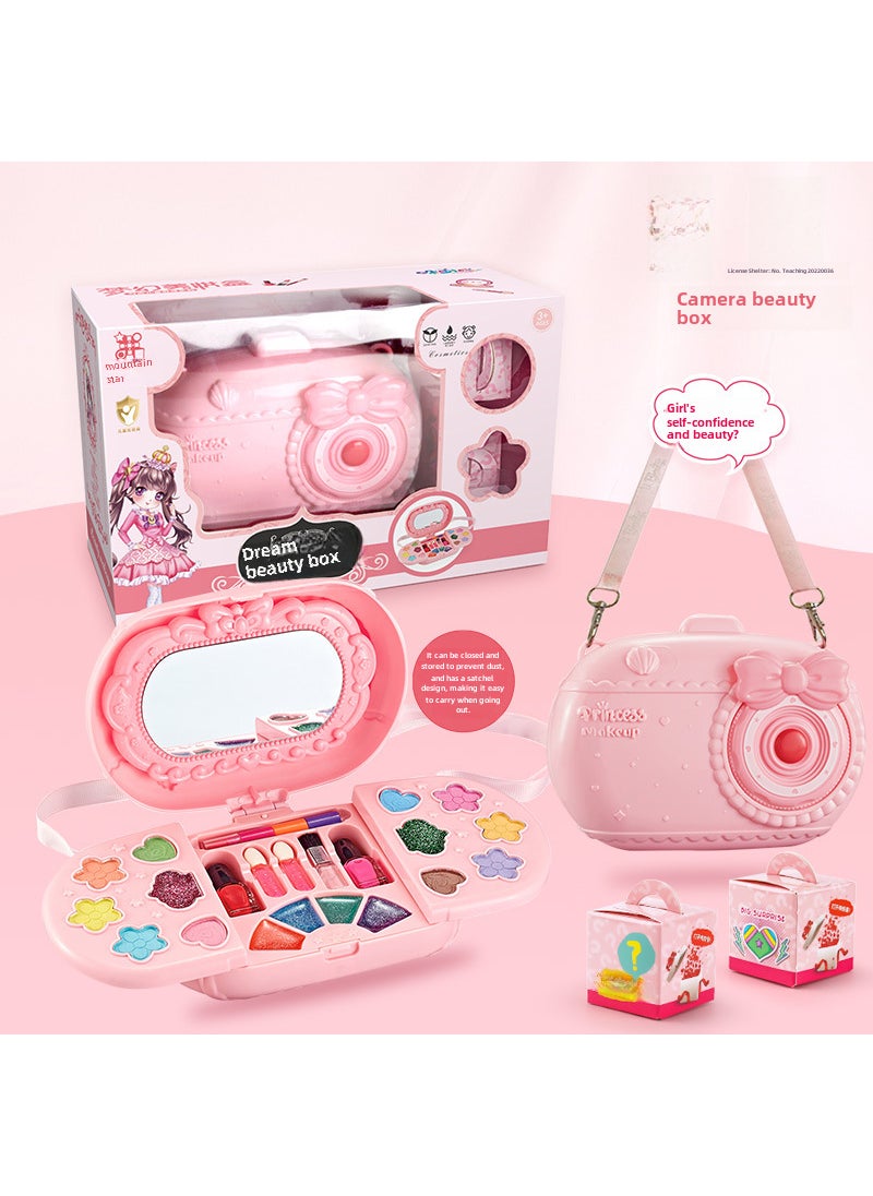 Kids Makeup Toy Set Camera Princess Gift Box XLX-824 Camera Beauty Box