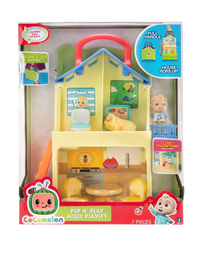 Pop N House Play Set,for 3 years +, Multicolour