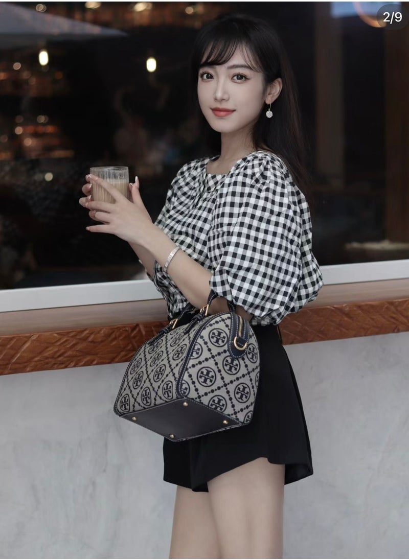 Luxury Designer Handbags New  Canvas Women's Fashion Versatile Tote Single Shoulder Crossbody Tote Bag