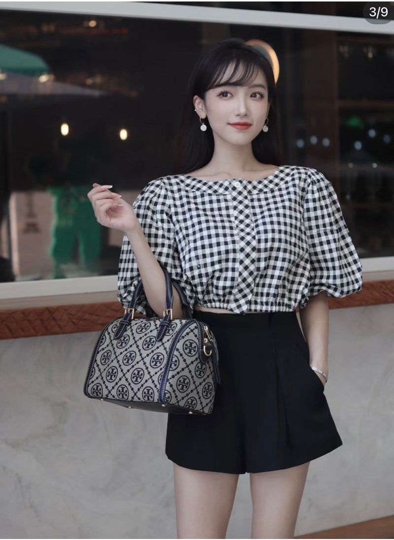 Luxury Designer Handbags New  Canvas Women's Fashion Versatile Tote Single Shoulder Crossbody Tote Bag