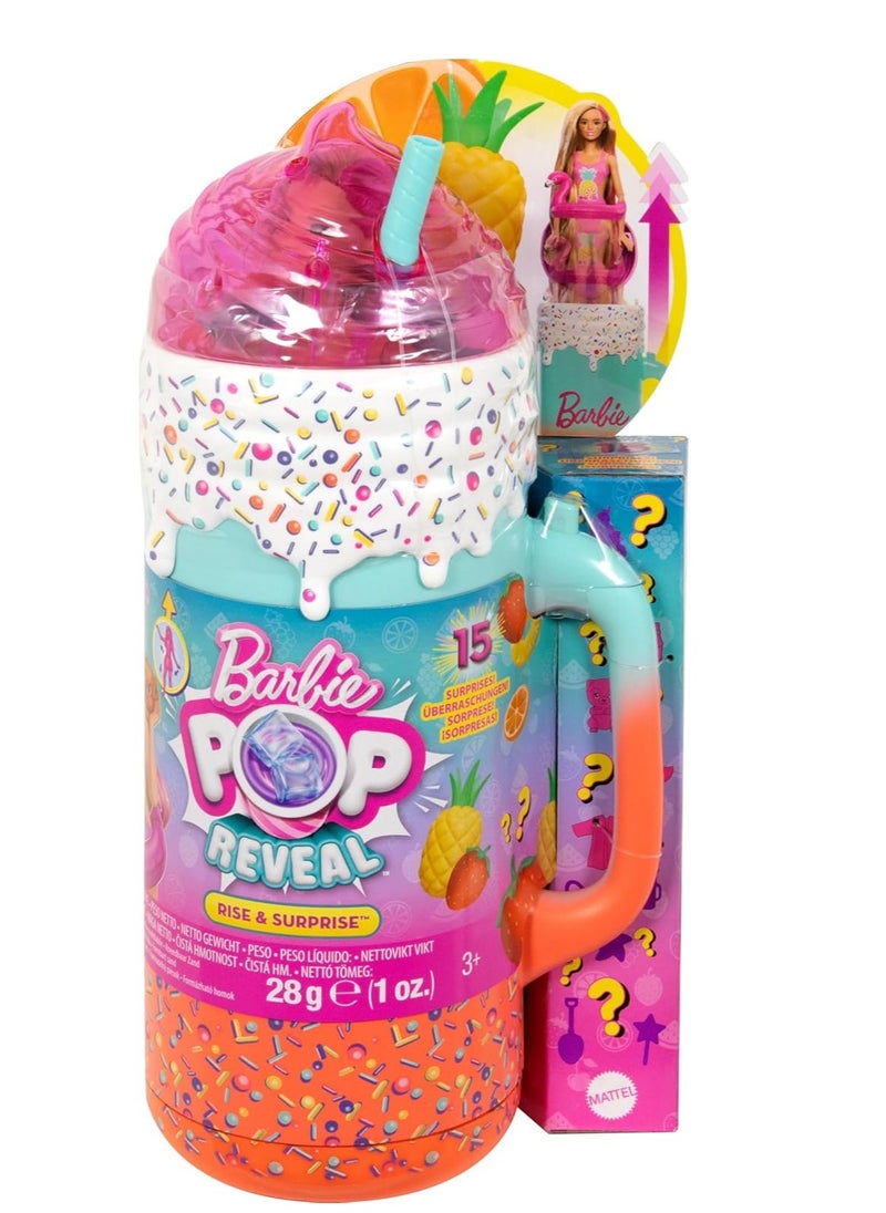 Pop Reveal Rise & Surprise Gift Set with Scented Doll, Squishy Scented Pet & More, 15+ Surprises