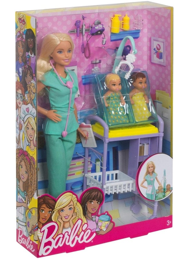 Barbie Baby Doctor Playset, Multi-Colour, DVG10