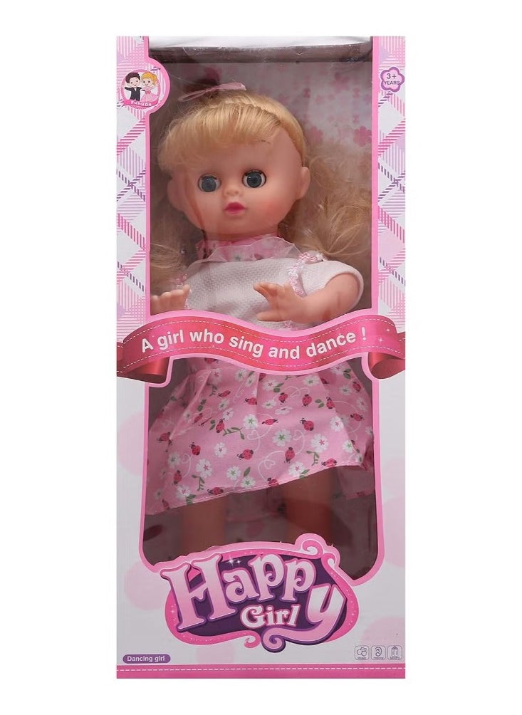 Happy Girl Dancing and Singing Doll