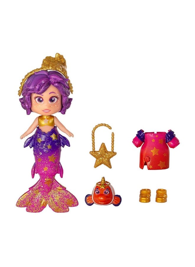 Kookyloos Kooky Mermaid Star Doll With Carry & Go Bag