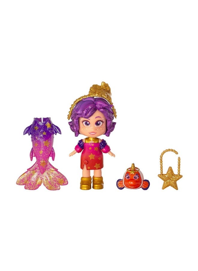 Kookyloos Kooky Mermaid Star Doll With Carry & Go Bag