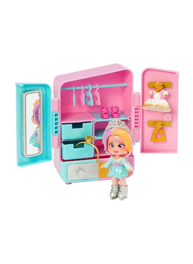 Kookyloos Tara'S Wardrobe Playset With Doll & Fashion Accessories