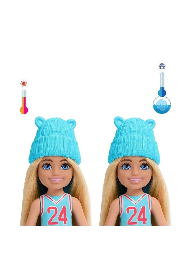 Color Reveal Sporty Series Chelsea Doll With 6 Surprises