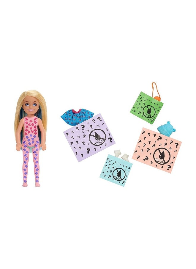 Color Reveal Sporty Series Chelsea Doll With 6 Surprises