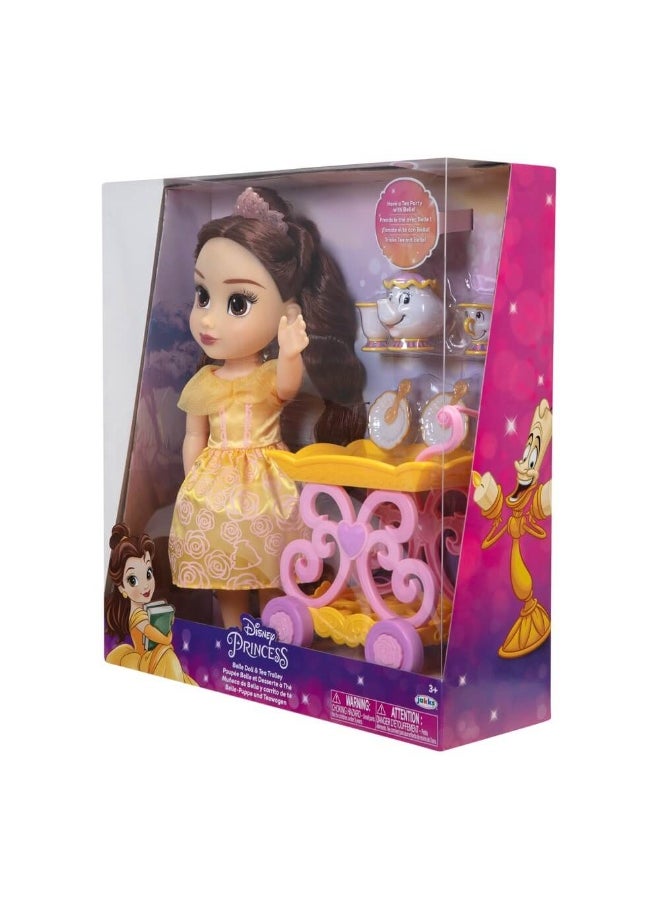 Princess Belle Doll & Tea Trolley Playset