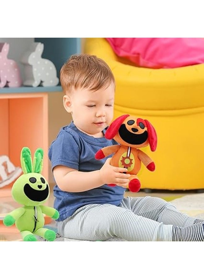 Smiling Critters 8-Piece Plush Toy Set Soft Cartoon Game-Inspired Stuffed Animal Dolls for Kids, Boys & Girls, Perfect Gift for Game Fans