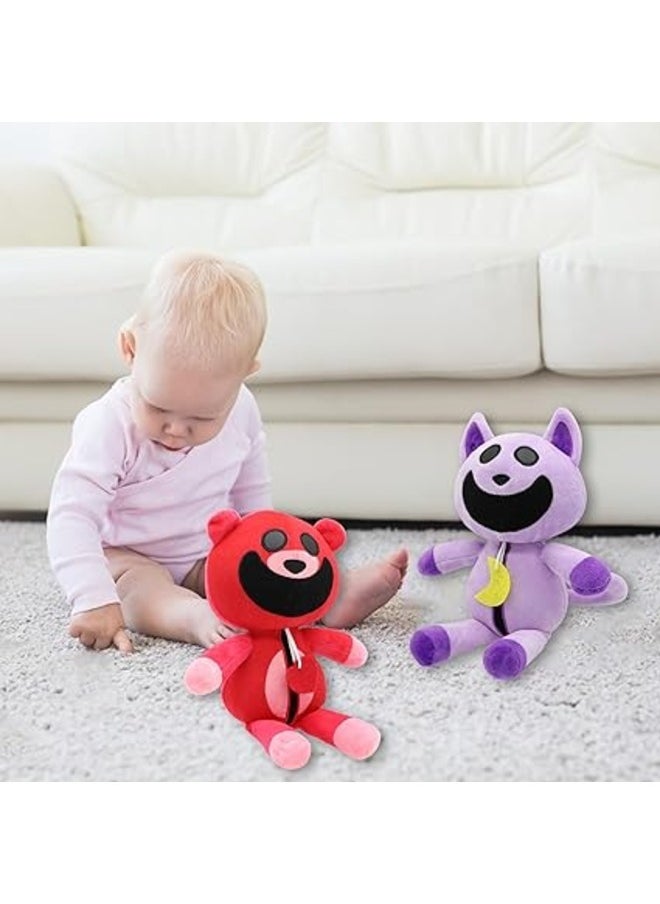 Smiling Critters 8-Piece Plush Toy Set Soft Cartoon Game-Inspired Stuffed Animal Dolls for Kids, Boys & Girls, Perfect Gift for Game Fans