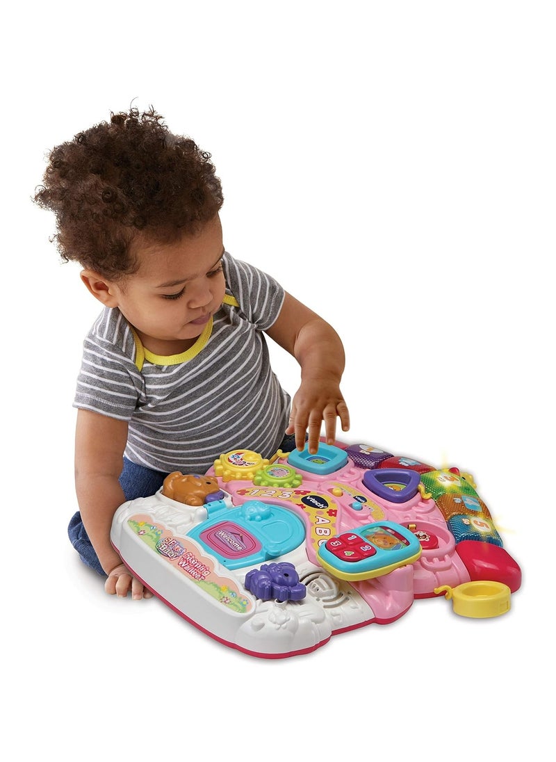 vtech First Steps Baby Walker, House Shaped Activity Panel With Songs, Melodies And Detachable Activity Panel