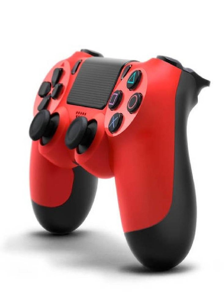 Wireless DualShock 4 Controller for PS4 - Vibration Feedback, Motion Sensors, Touchpad, Light Bar, Share Button & Speaker for Ultimate Gaming Experience (RED)