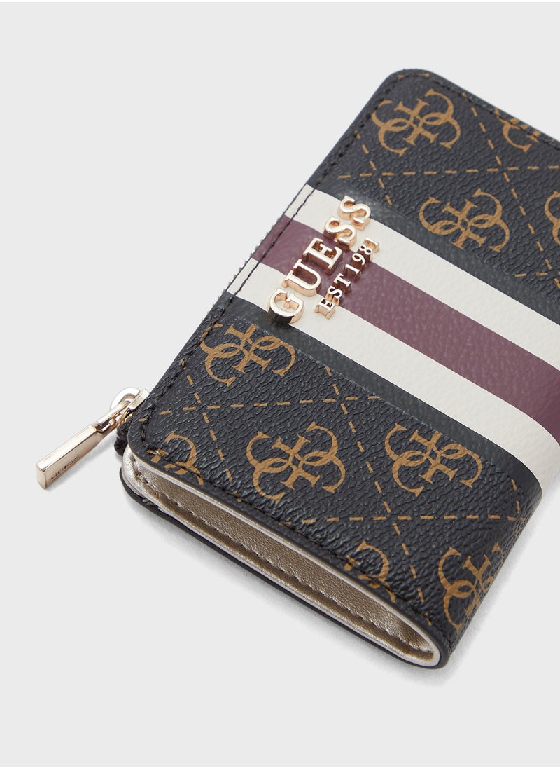 Laurel Slg Zip Arnd Card Holder