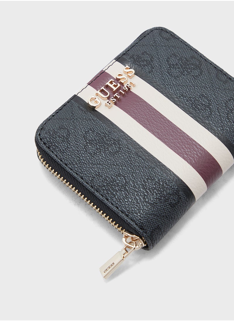 Laurel Slg Small Zip Around Wallet