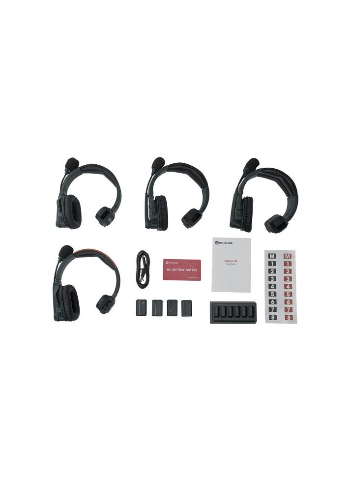 4-Person Noise Cancelling Headset Intercom