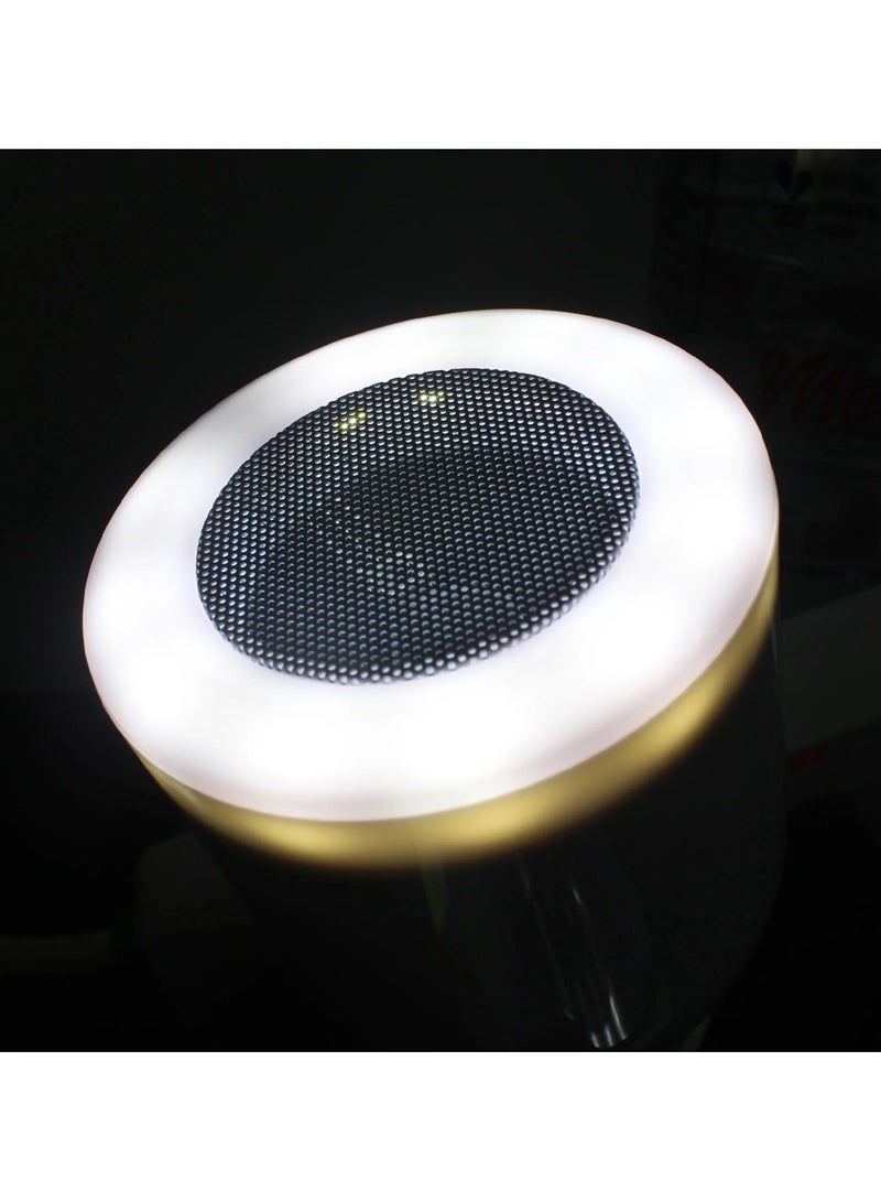 Smart Quran Speaker with LED Lamp White