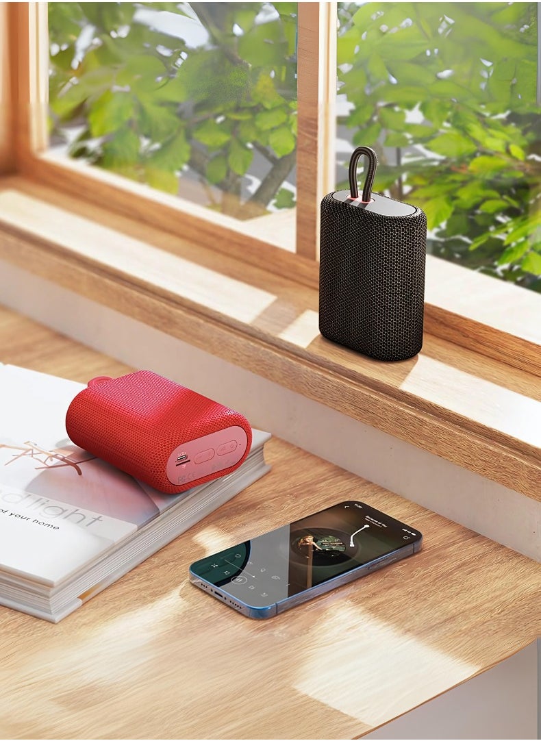 Super Bass Wireless Speaker – Portable Bluetooth 5.0 Speaker with 1200mAh Battery, Powerful Bass & TF Card Support