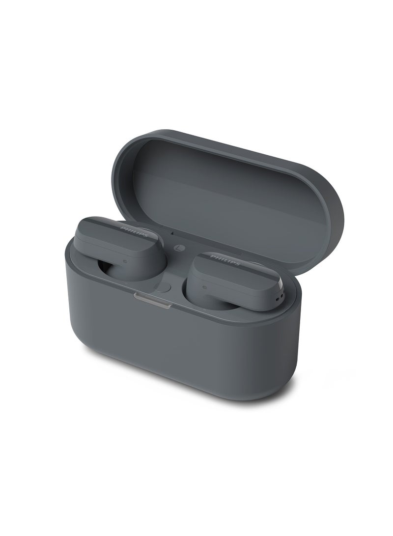 True Wireless Noise-Canceling Earbuds, Clear Calls, 21-Hour Playtime, IPX4 Water Resistant Black