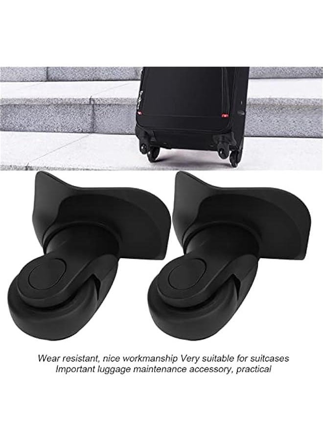 1 Pair A03 Luggage Mute Wheel,Replacement Luggage Wheels, Durable Swivel Suitcase Wheel with Screw, Universal Luggage Replacement Trunk Wheels for Repair Replacement, Luggage Wheel Luggage Mute