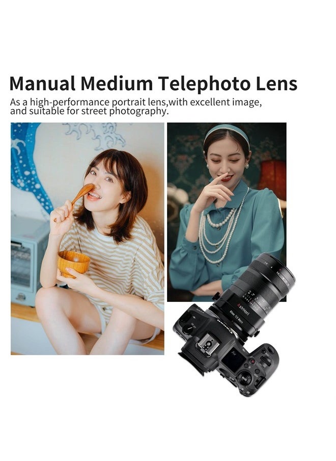 85mm F2.8 Macro & Tilt & Medium Telephoto 3-in-1 Manual Full Frame Insect Jewel Portrait Lens for Leica/Panasonic/Sigma L Mount Series Mirrorless Cameras FP,S5,S1,S1R,S1H,SL,TL,TL2,etc(Black)