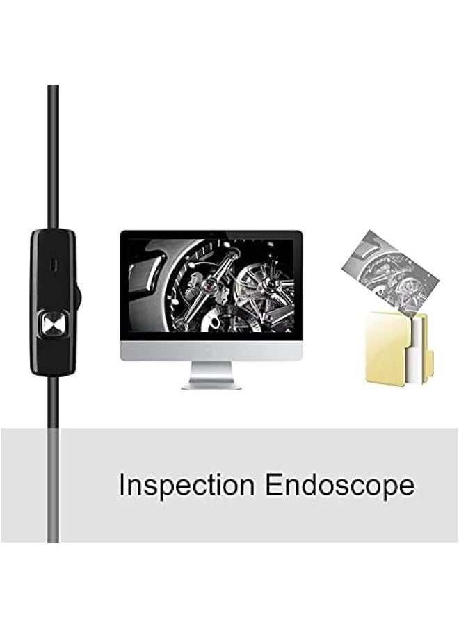 Ultra Thin 5 5mm Endoscope Camera, 3 in 1 USB Borescope for Accurate Inspections(3 5M)