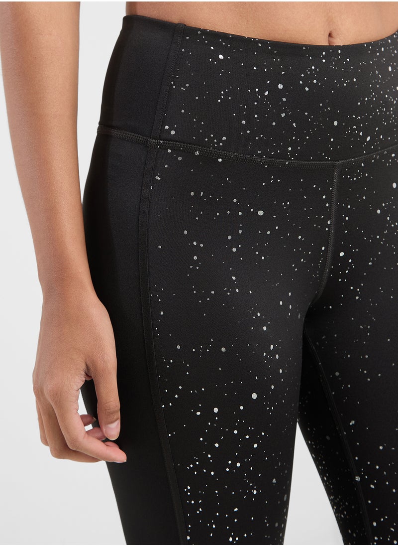 Intergalactic High Waist 7/8 Tights