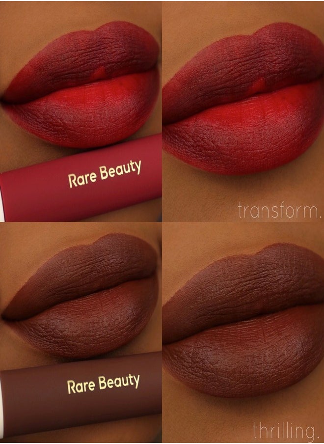 Rare Beauty by Selena Gomez Lip  Soufflé Matte Cream Lipstick in  Transform - deep wine - 3.9ml