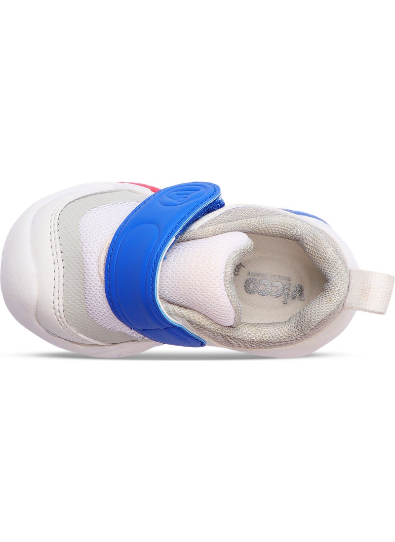 Onex Light Baby Boy White/Sax Blue Casual Shoes