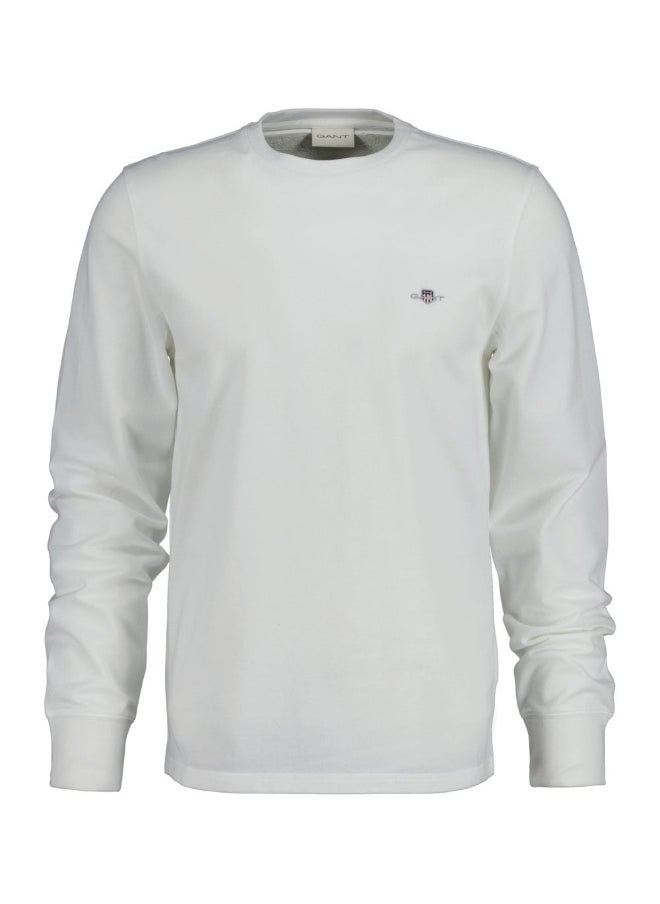 Gant Pique Long Sleeve T-Shirt