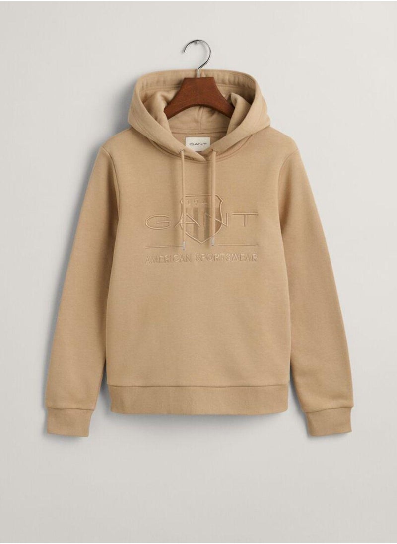 Gant Tonal Shield Hoodie