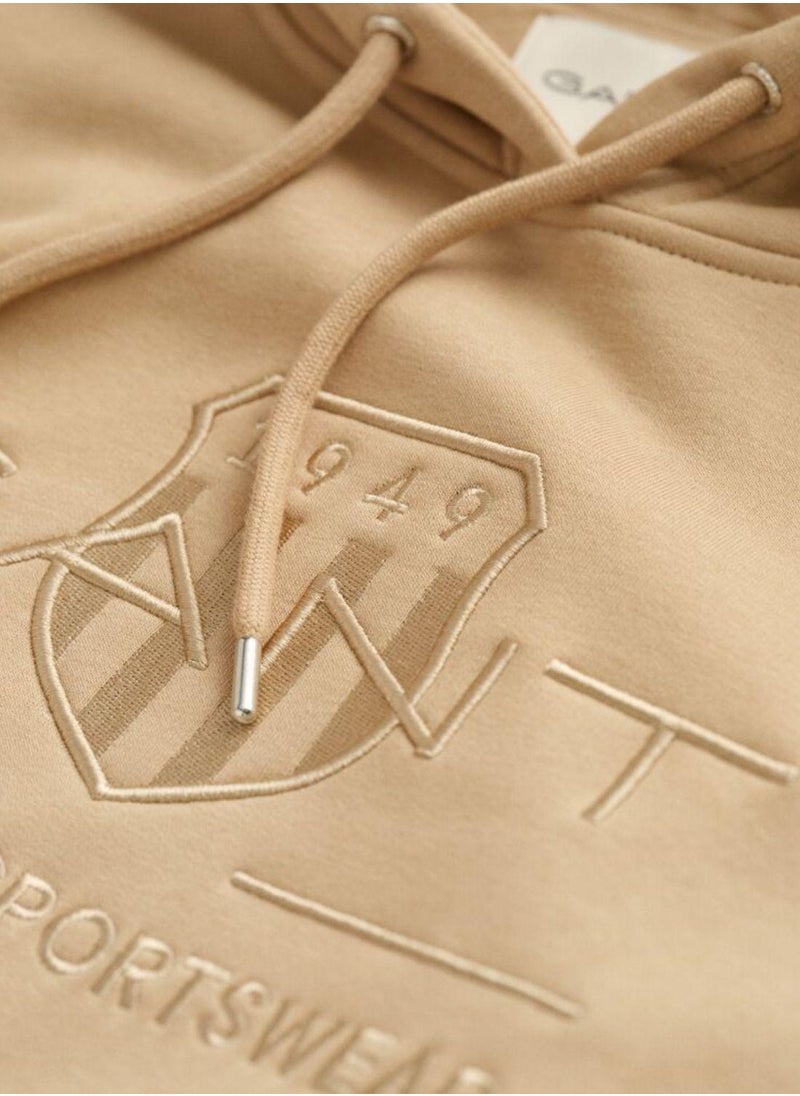 Gant Tonal Shield Hoodie