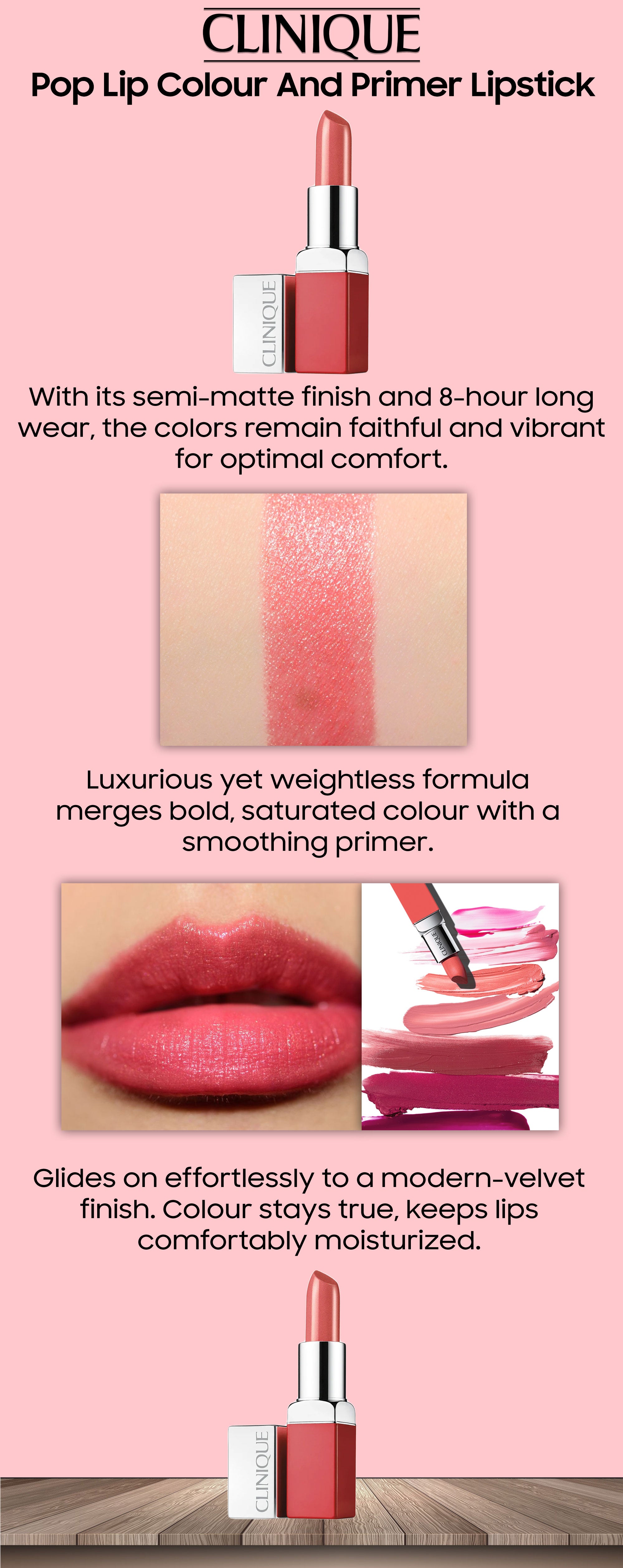 Pop Lip Colour+Primer Papaya Pop