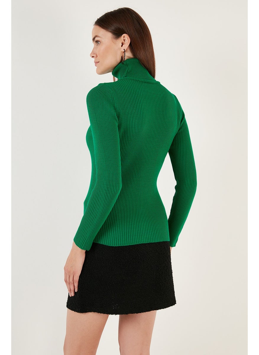 Turtleneck Soft Acrylic Sweater Women's Sweater 4614102