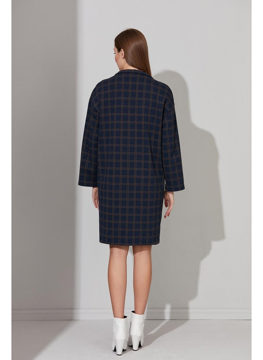 Buttoned Unlined Oversize Coat (B22-158209)