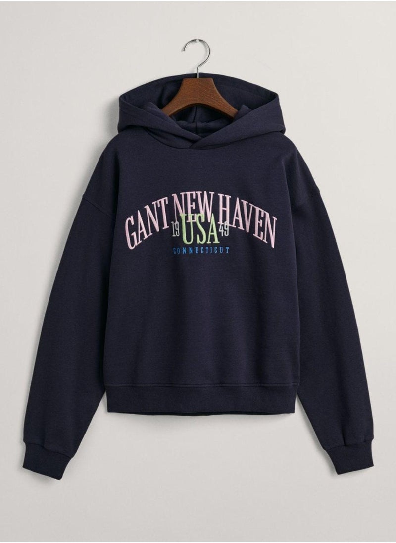 Teen Girls Oversized GANT USA Hoodie