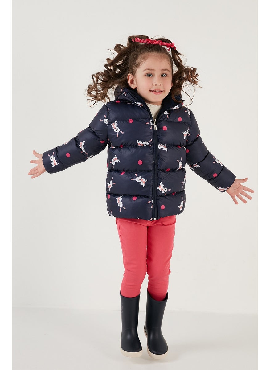 Extra Padded Soft Fleece Hooded Puffer Coat Girls' COAT 5763001