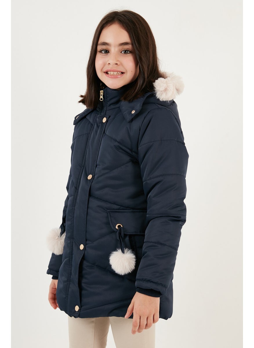 Plush Lined Hooded Puffer Coat Girls' COAT 6035034