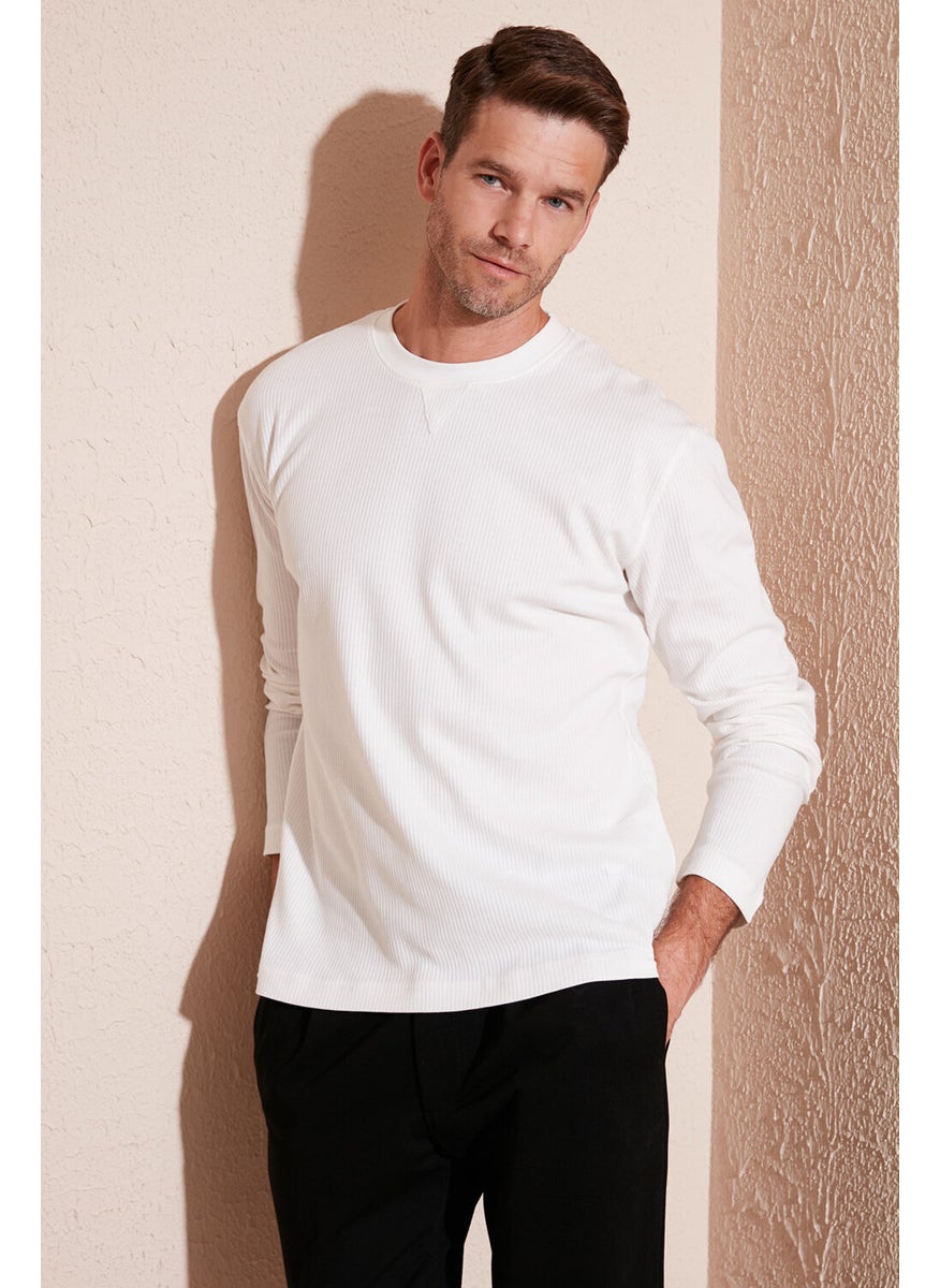 Cotton Crew Neck Regular Fit Sweat Men's Sweat 5905503