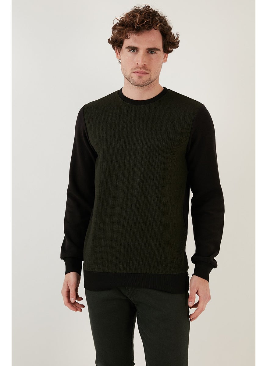 Cotton Regular Fit Crew Neck Sweat Men's Sweat 5905041