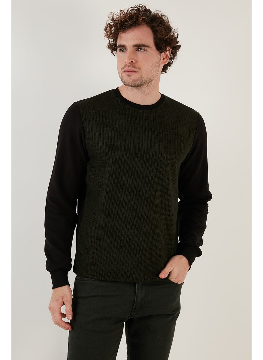 Cotton Regular Fit Crew Neck Sweat Men's Sweat 5905041