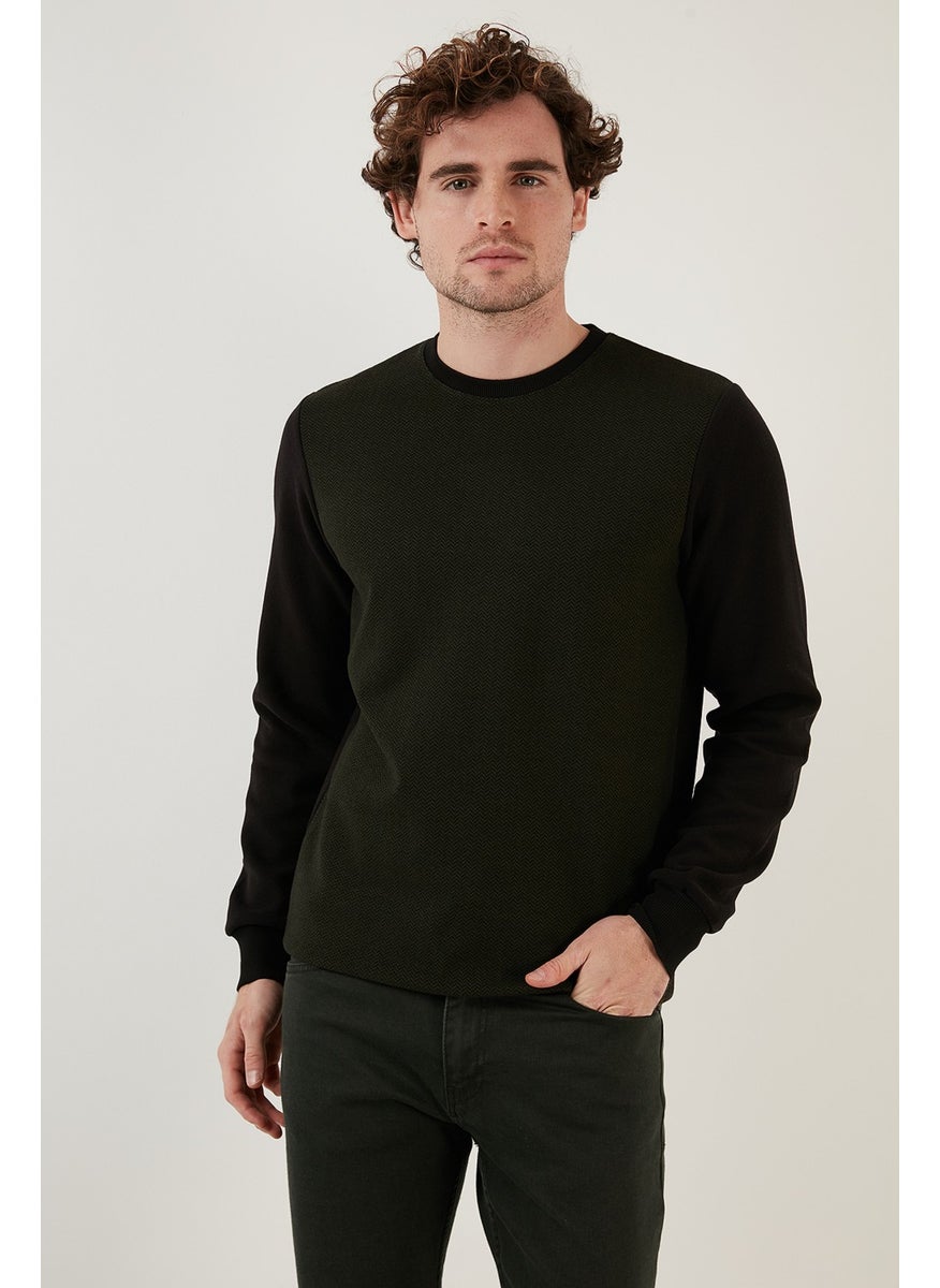 Cotton Regular Fit Crew Neck Sweat Men's Sweat 5905041