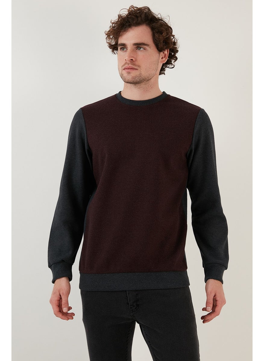 Cotton Regular Fit Crew Neck Sweat Men's Sweat 5905041