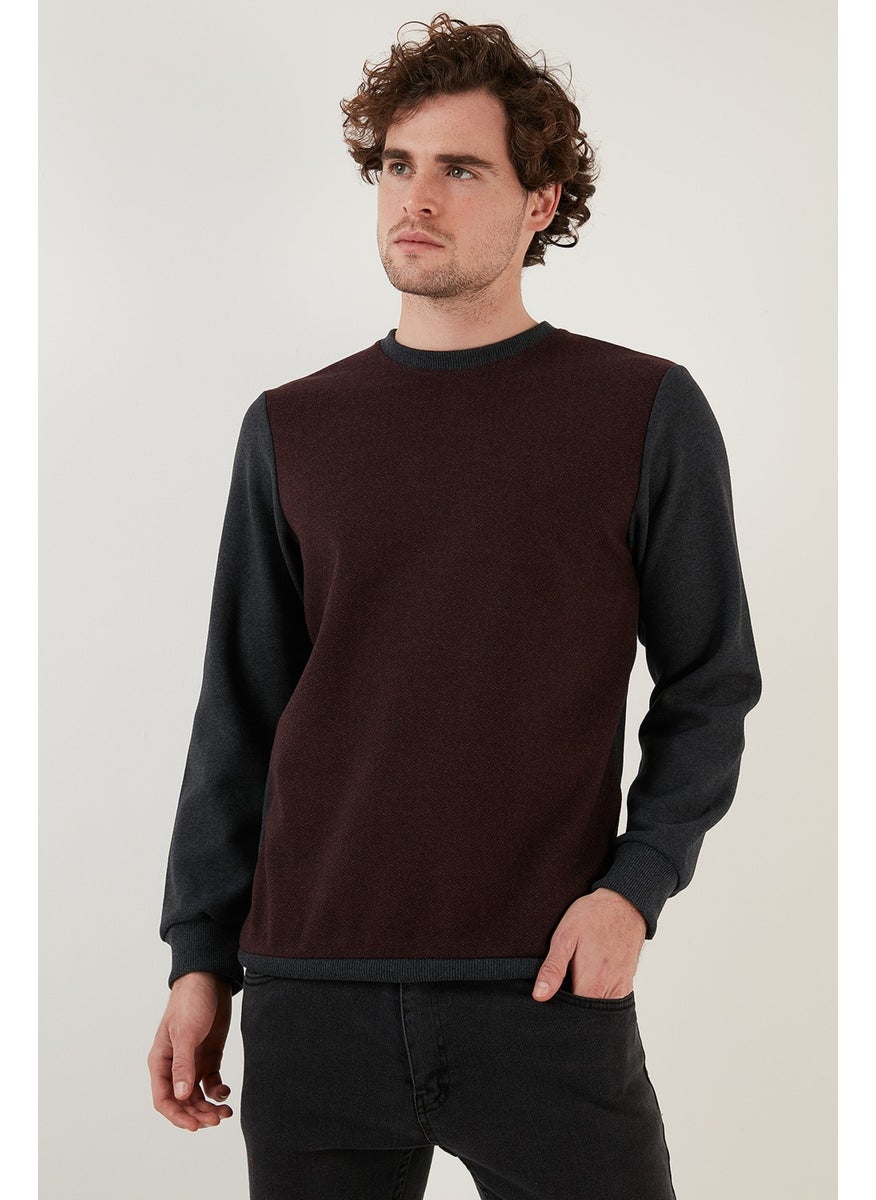 Cotton Regular Fit Crew Neck Sweat Men's Sweat 5905041