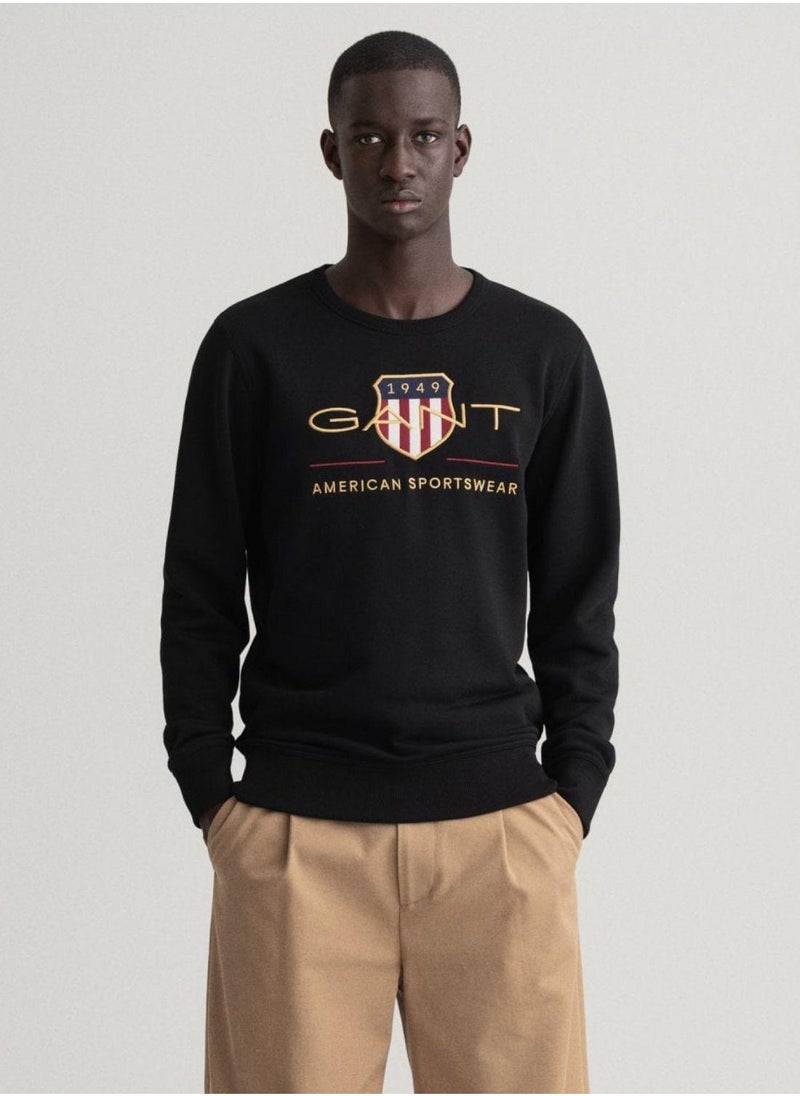 Gant Archive Shield Crew Neck Sweatshirt