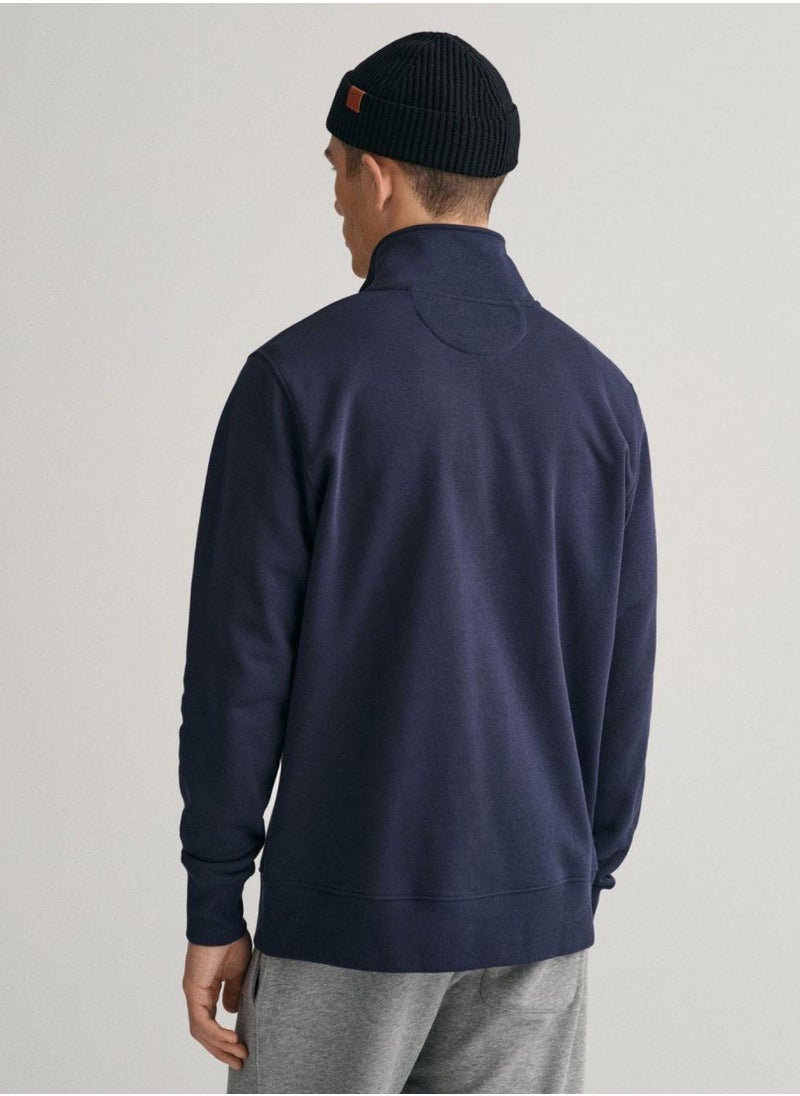 Gant Shield Half-Zip Sweatshirt